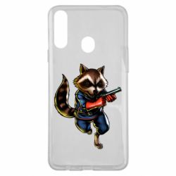 Чохол для Samsung A20s Єнот Ракета - PrintSalon