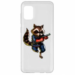 Чохол для Samsung A31 Єнот Ракета - PrintSalon
