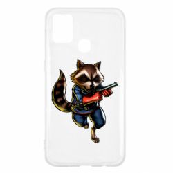 Чохол для Samsung M31 Єнот Ракета - PrintSalon