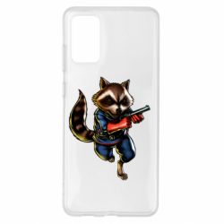 Чохол для Samsung S20+ Єнот Ракета - PrintSalon