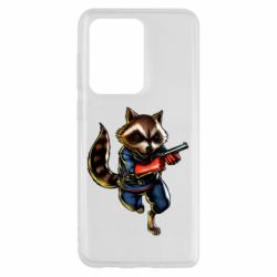 Чохол для Samsung S20 Ultra Єнот Ракета - PrintSalon