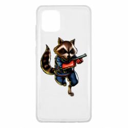 Чохол для Samsung Note 10 Lite Єнот Ракета - PrintSalon