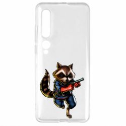 Чохол для Xiaomi Mi10 / 10 Pro Єнот Ракета - PrintSalon