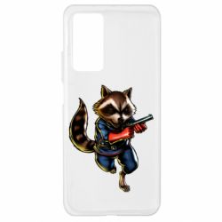 Чохол для Xiaomi Mi 10T / 10T Pro Єнот Ракета - PrintSalon