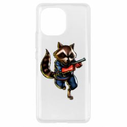 Чохол для Xiaomi Mi11 Єнот Ракета - PrintSalon