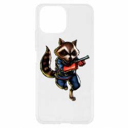 Чохол для Xiaomi Mi11 Lite Єнот Ракета - PrintSalon