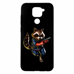 Чохол для Xiaomi Redmi Note 9 / Redmi 10X Єнот Ракета - PrintSalon