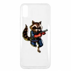 Чохол для Xiaomi Redmi 9a Єнот Ракета - PrintSalon