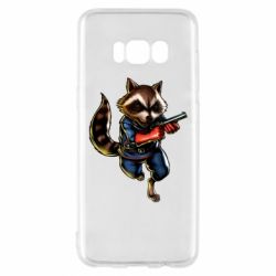 Чохол для Samsung S8 Єнот Ракета - PrintSalon