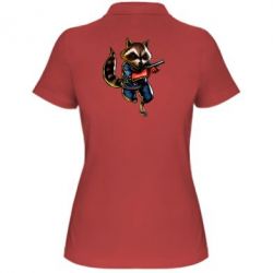 Жіноче поло Єнот Ракета - PrintSalon