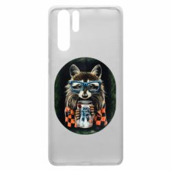 Чехол для Huawei P30 Pro Енот в очках - PrintSalon