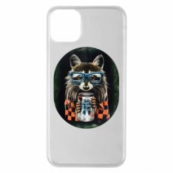Чехол для iPhone 11 Pro Max Енот в очках - PrintSalon