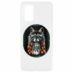 Чехол для Samsung A32 4G Енот в очках - PrintSalon