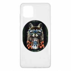 Чехол для Samsung Note 10 Lite Енот в очках - PrintSalon
