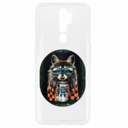 Чехол для Oppo A5/A9 2020 Енот в очках - PrintSalon
