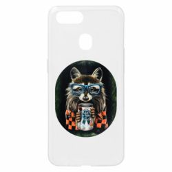 Чехол для Oppo A5s/A12 Енот в очках - PrintSalon