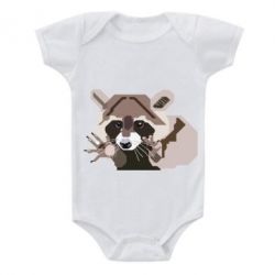 Детский бодик Eнот вектор - PrintSalon