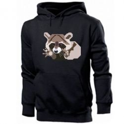 Мужское худи Eнот вектор - PrintSalon