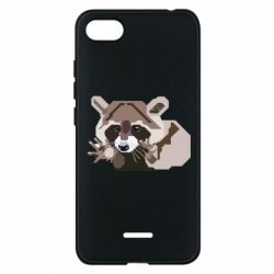 Чехол для Xiaomi Redmi 6A Eнот вектор - PrintSalon