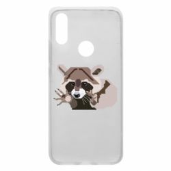 Чехол для Xiaomi Redmi 7 Eнот вектор - PrintSalon