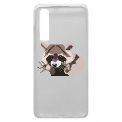 Чехол для Huawei P30 Eнот вектор - PrintSalon