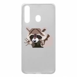 Чехол для Samsung A60 Eнот вектор - PrintSalon