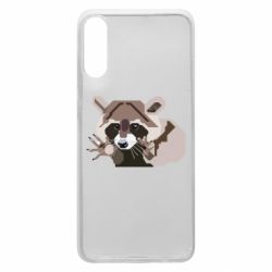 Чехол для Samsung A70 Eнот вектор - PrintSalon