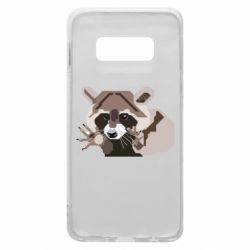 Чехол для Samsung S10e Eнот вектор - PrintSalon