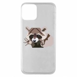 Чехол для iPhone 11 Eнот вектор - PrintSalon