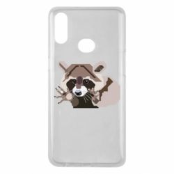 Чехол для Samsung A10s Eнот вектор - PrintSalon