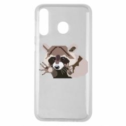 Чехол для Samsung M30 Eнот вектор - PrintSalon