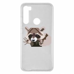 Чохол для Xiaomi Redmi Note 8 Єнот вектор