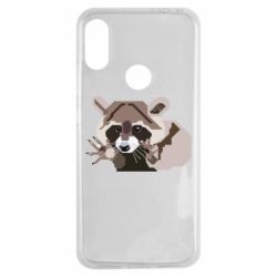 Чехол для Xiaomi Redmi Note 7 Eнот вектор - PrintSalon