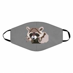 Маска многоразовая Eнот вектор - PrintSalon