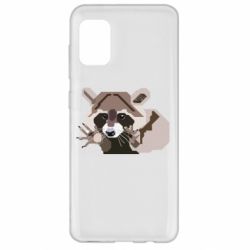 Чехол для Samsung A31 Eнот вектор - PrintSalon