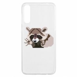 Чехол для Samsung A50 Eнот вектор - PrintSalon