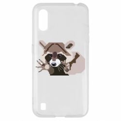 Чехол для Samsung A01/M01 Eнот вектор - PrintSalon