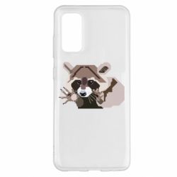 Чехол для Samsung S20 Eнот вектор - PrintSalon