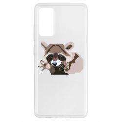 Чехол для Samsung S20 FE Eнот вектор - PrintSalon