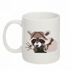 Чашка 320ml Eнот вектор