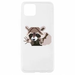 Чехол для Oppo A92s Eнот вектор - PrintSalon