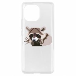 Чехол для Xiaomi Mi11 Eнот вектор - PrintSalon