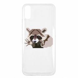 Чехол для Xiaomi Redmi 9a Eнот вектор - PrintSalon