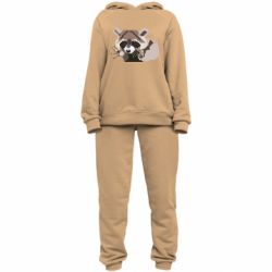 Жіночий костюм Єнот вектор