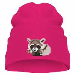 Детская шапка Eнот вектор - PrintSalon