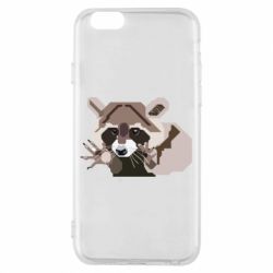 Чехол для iPhone 6/6S Eнот вектор - PrintSalon