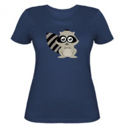 Женская футболка Енот - PrintSalon