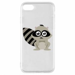 Чехол для iPhone 8 Енот - PrintSalon