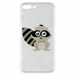 Чехол для iPhone 8 Plus Енот - PrintSalon