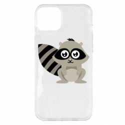 Чехол для iPhone 14 Plus Енот - PrintSalon